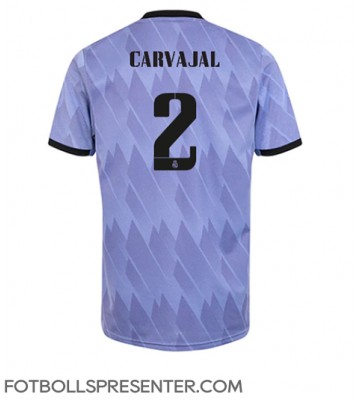 Real Madrid Daniel Carvajal #2 Borta Matchtröja 2022-23 Kortärmad